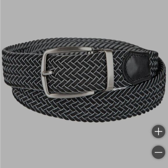 Tommy Bahama Men's Stretch Braided Reversible Belt - Picture 2 of 6